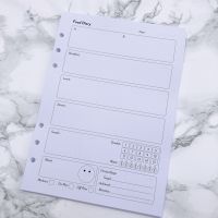 Grande Brooke Black Ostrich Fully Loaded Food Diary Planner One Pound At A Time