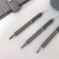 Grey Croco Ballpoint Pen