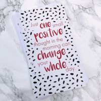 Petite Planner Food Diary 8 week insert - Just one small positive thought 