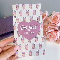 Petite Planner - 8 Week Food Diary Insert - But First - Coffee