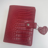 Ruby Red Croco Petite Planner 