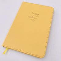 Sunshine Yellow  Today Is A New Day  Pu Notebook Journal